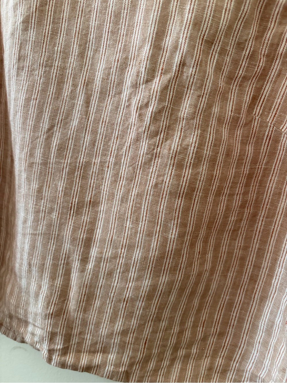 Madewell Tie-Back Scoopneck Top in 100% Linen size M - Picture 4 of 10